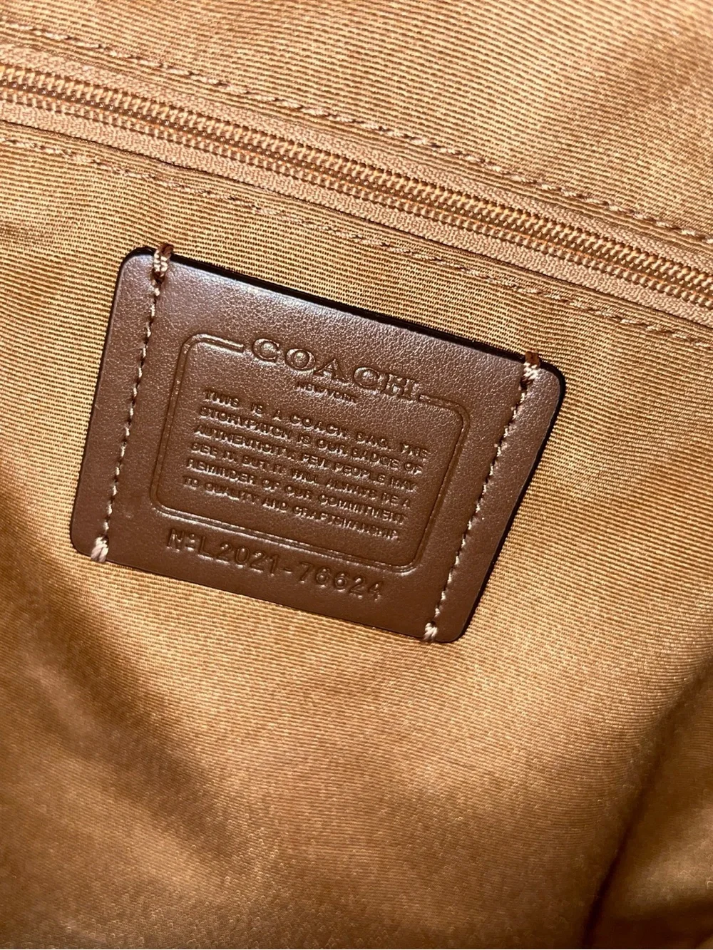 Coach Jordyn Leather Backpack in White Chalk (Style No. 76624)